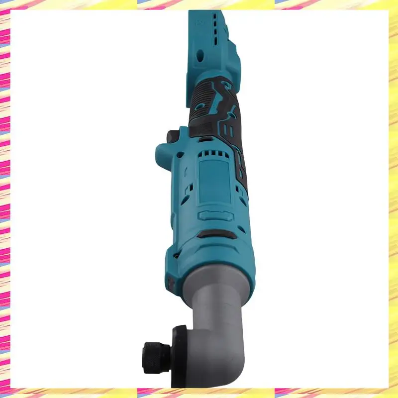 ABJJ Cordless Impact Wrench Brushless 90 Degree Right Angle Small Electric Ratchet Wrench 1/4 Collet For 18V Battery