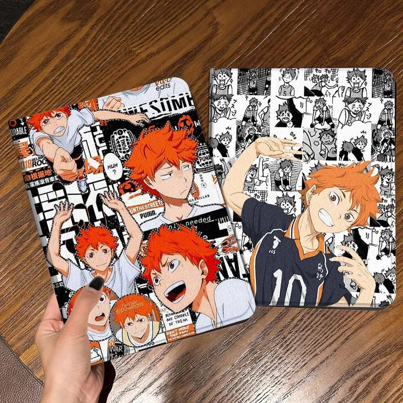 

Haikyu Popular Anime Art For iPad Pro Air Mini 2 3 4 5 6 7 6th 7th 10th 11th 10.2 9.7 10.5 11 Foldable Tablet Case Gift