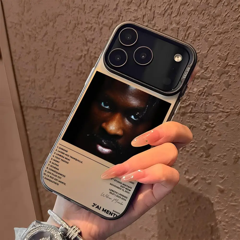 Rapper D-Damso Phone Case For iPhone 17 16 15 14 13 12 11 Pro Max Designer Matte Laser Aurora Funda Phone Case