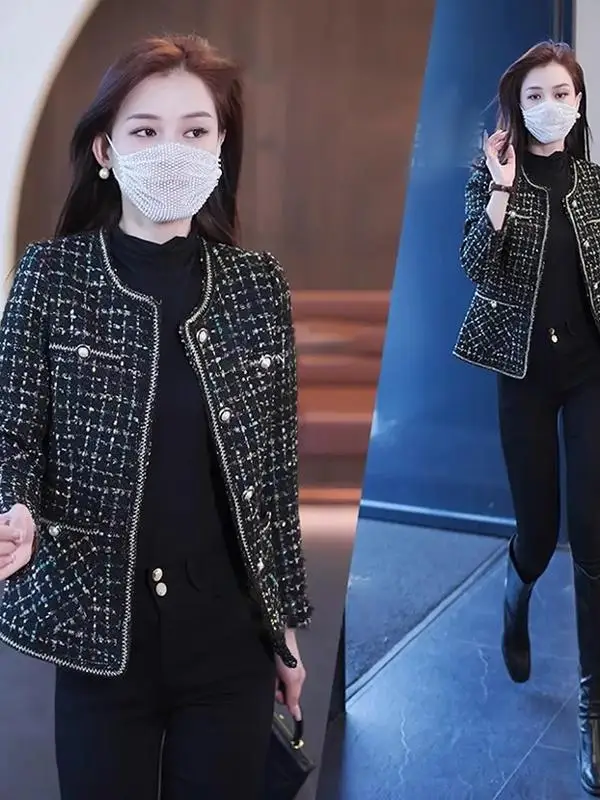 

Faionable ort Svel Autumn Winter Outerwear Women's Warm All-Match Outer Clothes Commute Sle Regular Thin