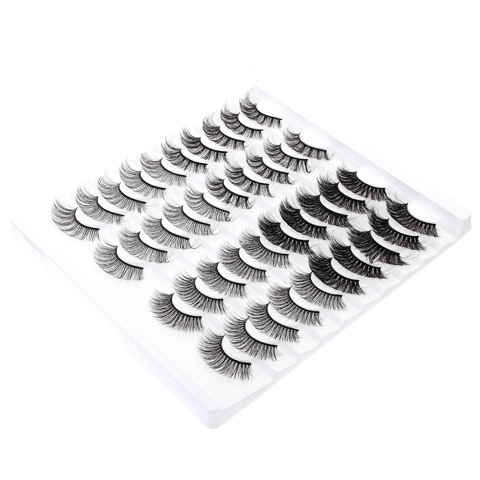 

20Pairs False Eyelashes Natural 3D Realistic Makeup Beauty Eyelashes Durable Comfortable Cosmetics False Lashes