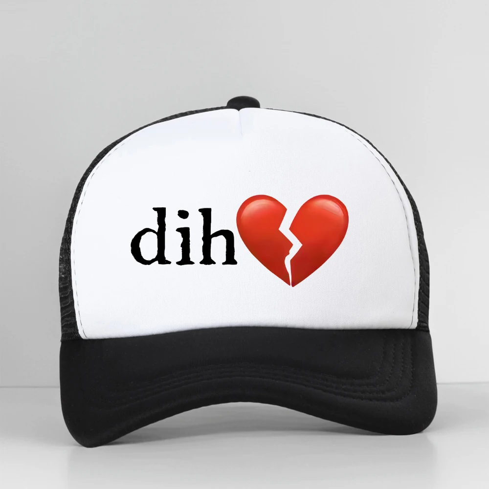 

Funny Dih Meme Baseball Cap Unisex Street Fashion Trend Mesh Sun Hat Summer Casual Breathable Adjustable Snapback hats