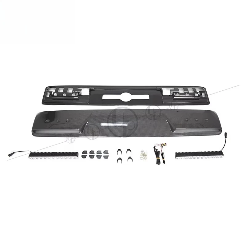 

2019-2024 G Class W464 W463A G500 G350 G63 Roof Spoiler Led Lights Roof Wing Led Lights Bar Dry Carbon Fiber Glossy