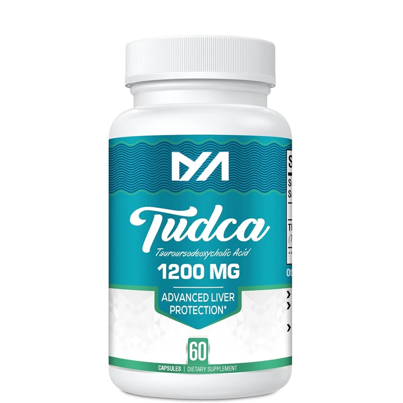 TUDCA Supplement 1200mg -60 Vegetarian Capsules, Strong TUDCA Bile Salt Supplement Liver, Digestive