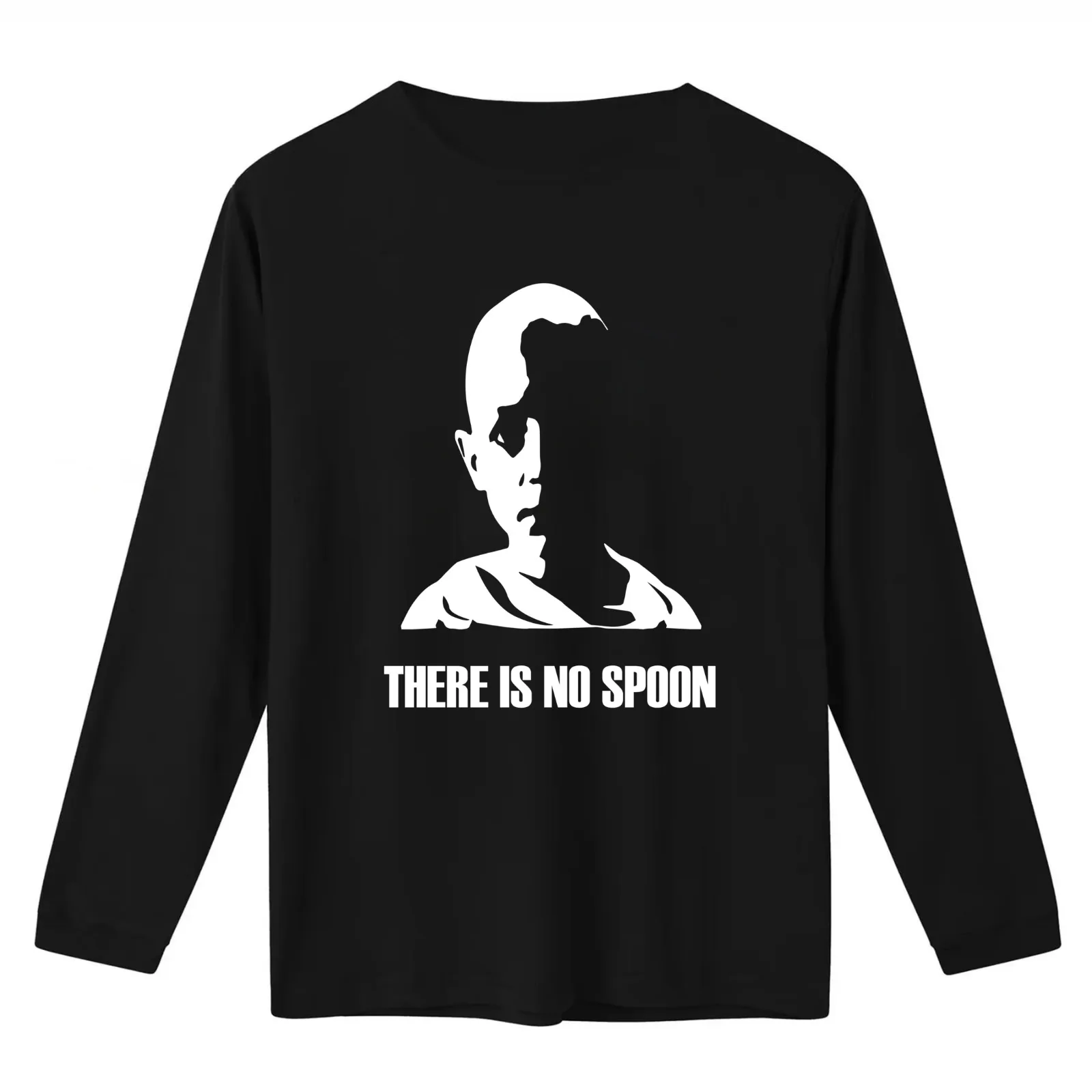 There is no spoon matrix qoute escape matrix T-Shirt Summer Casual Cotton Tee Oversized Streetwear Tops Unisex Men Women