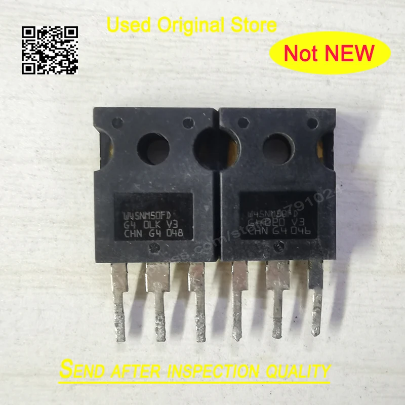 Used original 10pcs W45NM50 STW45NM50FD W45NM50FD TO-3P  In stock