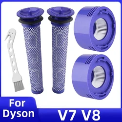 Per Dyson V7 V8 aspirapolvere Cordless sostituzione prefiltro e prefiltro Post-filtro + accessori Kit Post-filtro HEPA