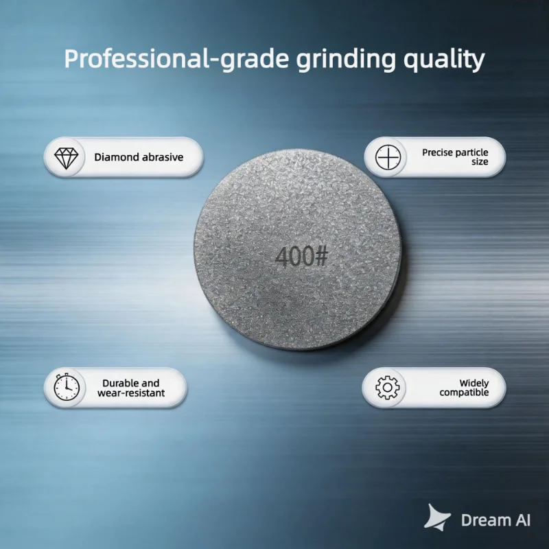Roller sharpener replacement grinding discs, multi-grit round diamond grinding stone head accessories, 4-piece set