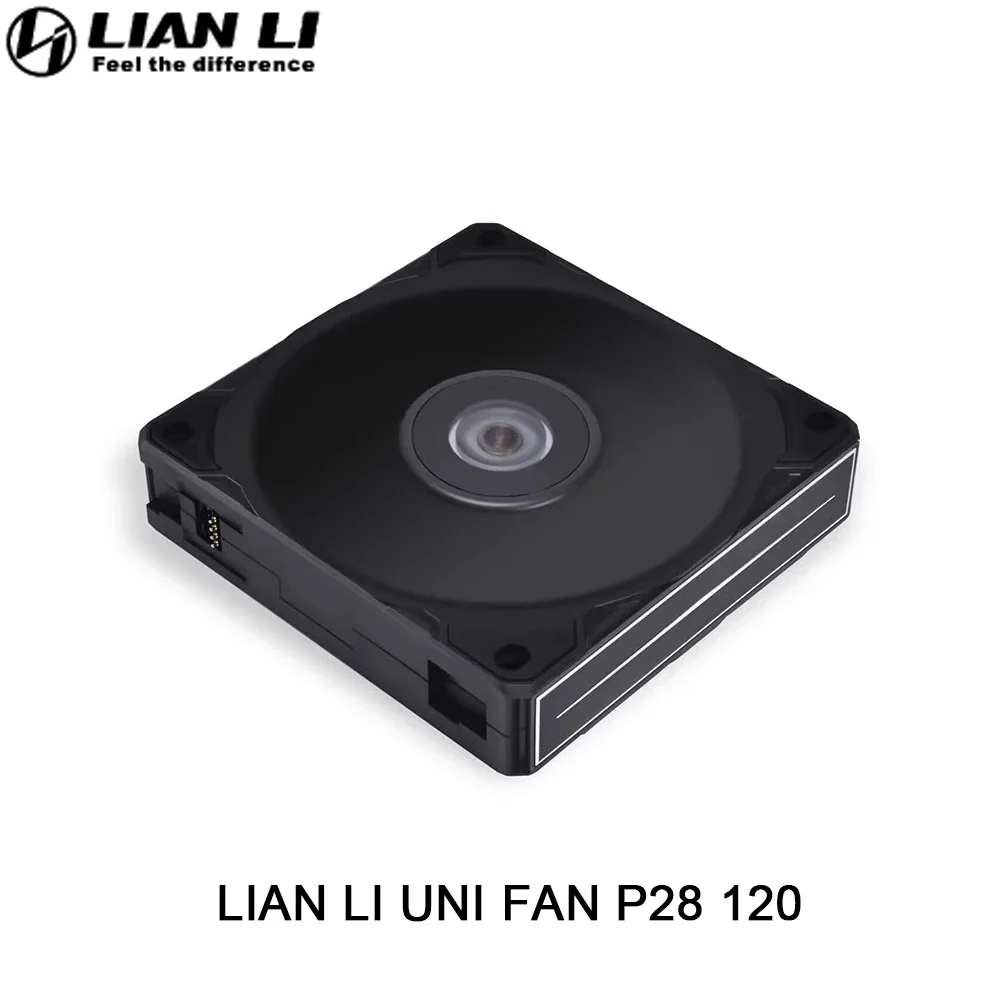 Ventilador LIAN LI UNI FAN P28 120 PWM con flujo de aire descompromiso y presión estática para refrigeración por aire y refrigeración por agua de carcasa de PC