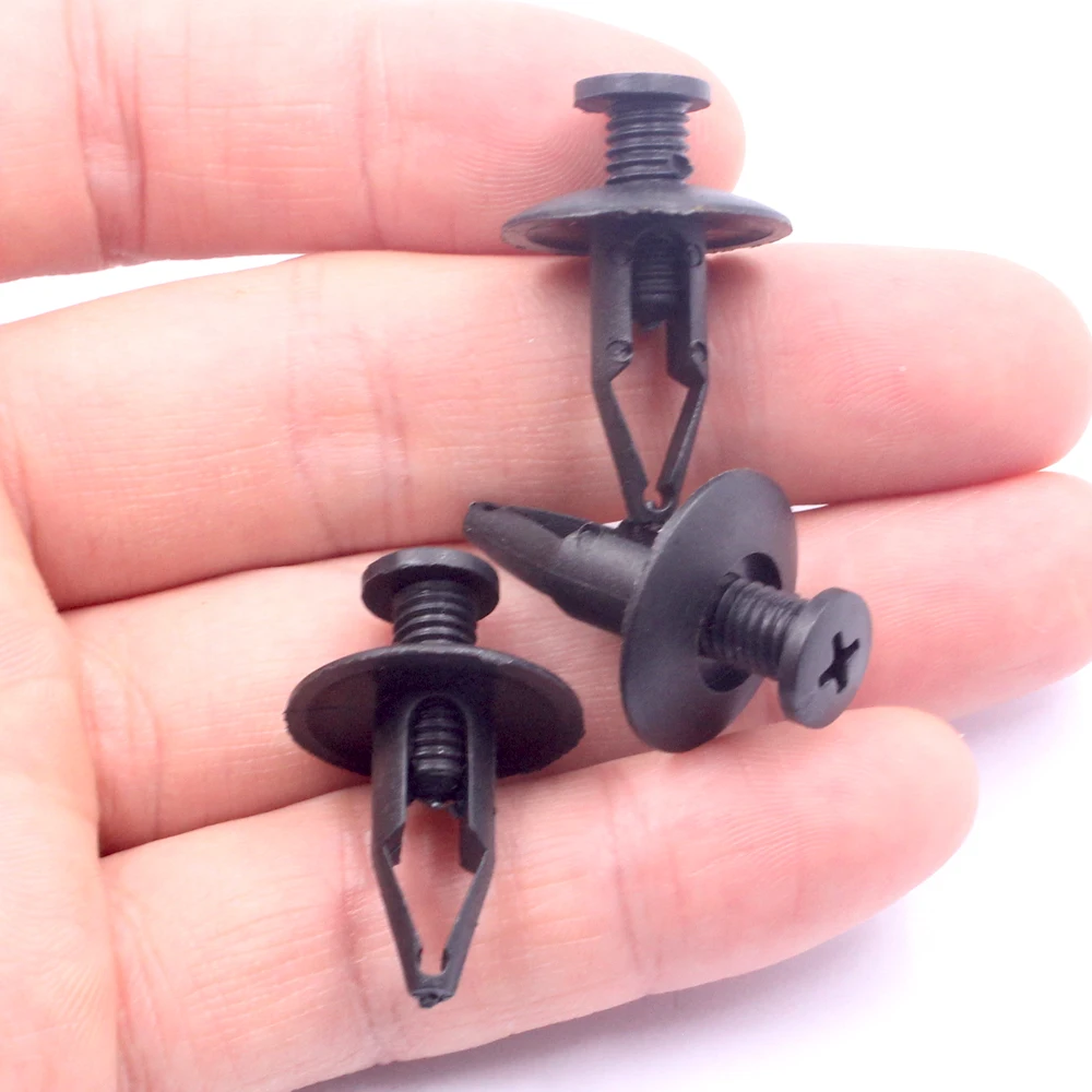 20Pcs Car Expansion Clamp Fits Push in 6mm 6.5mm 7mm 8mm 8.5mm 9mm Hole Panel Trim Retainer Clips Fastener