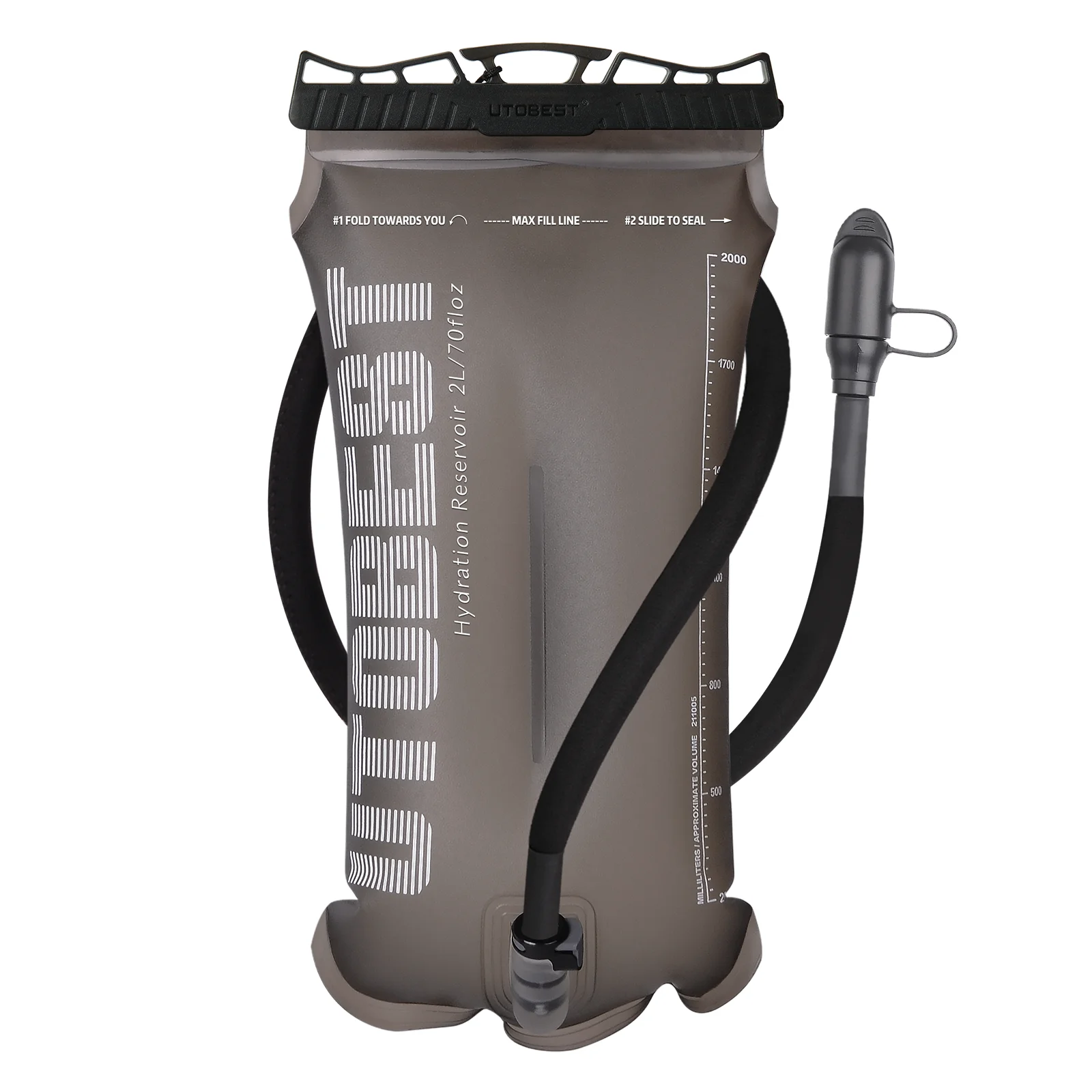 UTOBEST 1.5L/2L/3L Paquete de hidratación de vejiga de agua depósito TPU bolsa de almacenamiento de agua para acampar ciclismo correr senderismo