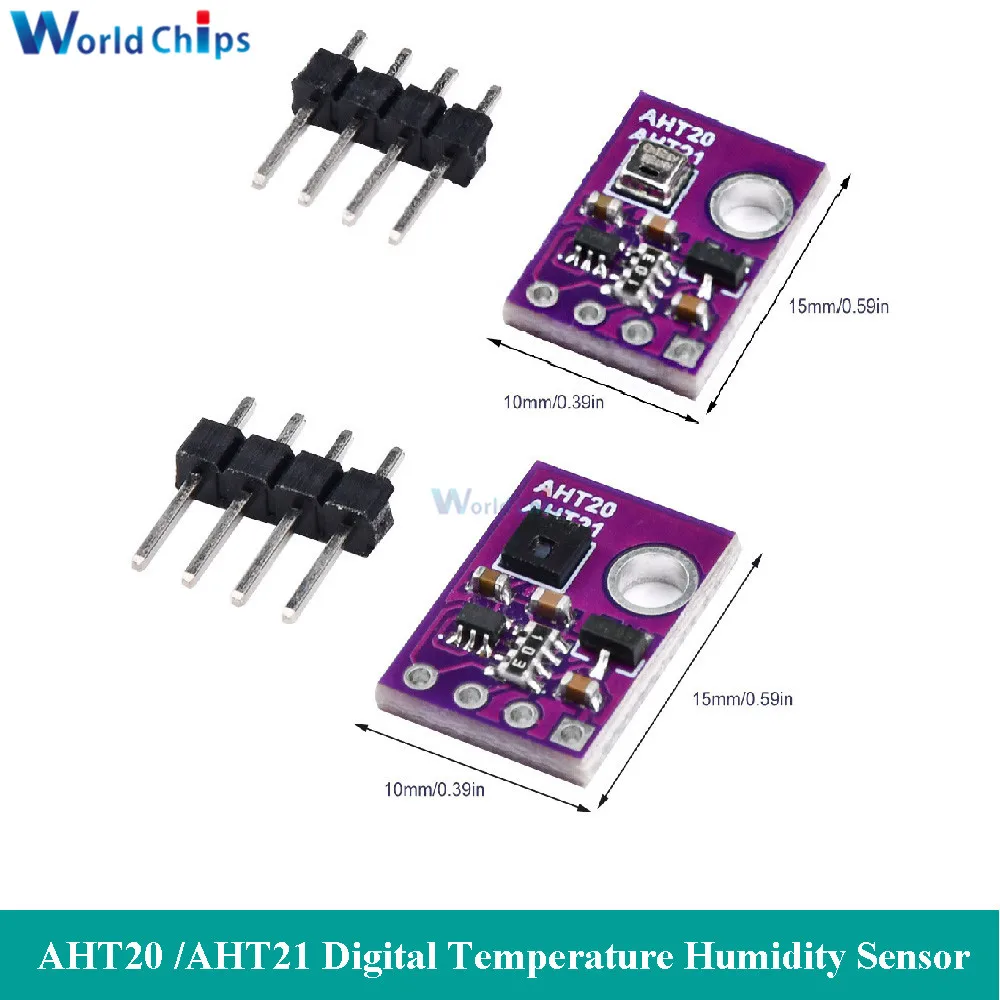 AHT20 AHT21 High Precision Digital Temperature Humidity Sensor I2C Interface Intelligent Measurement Sensor Detection Module