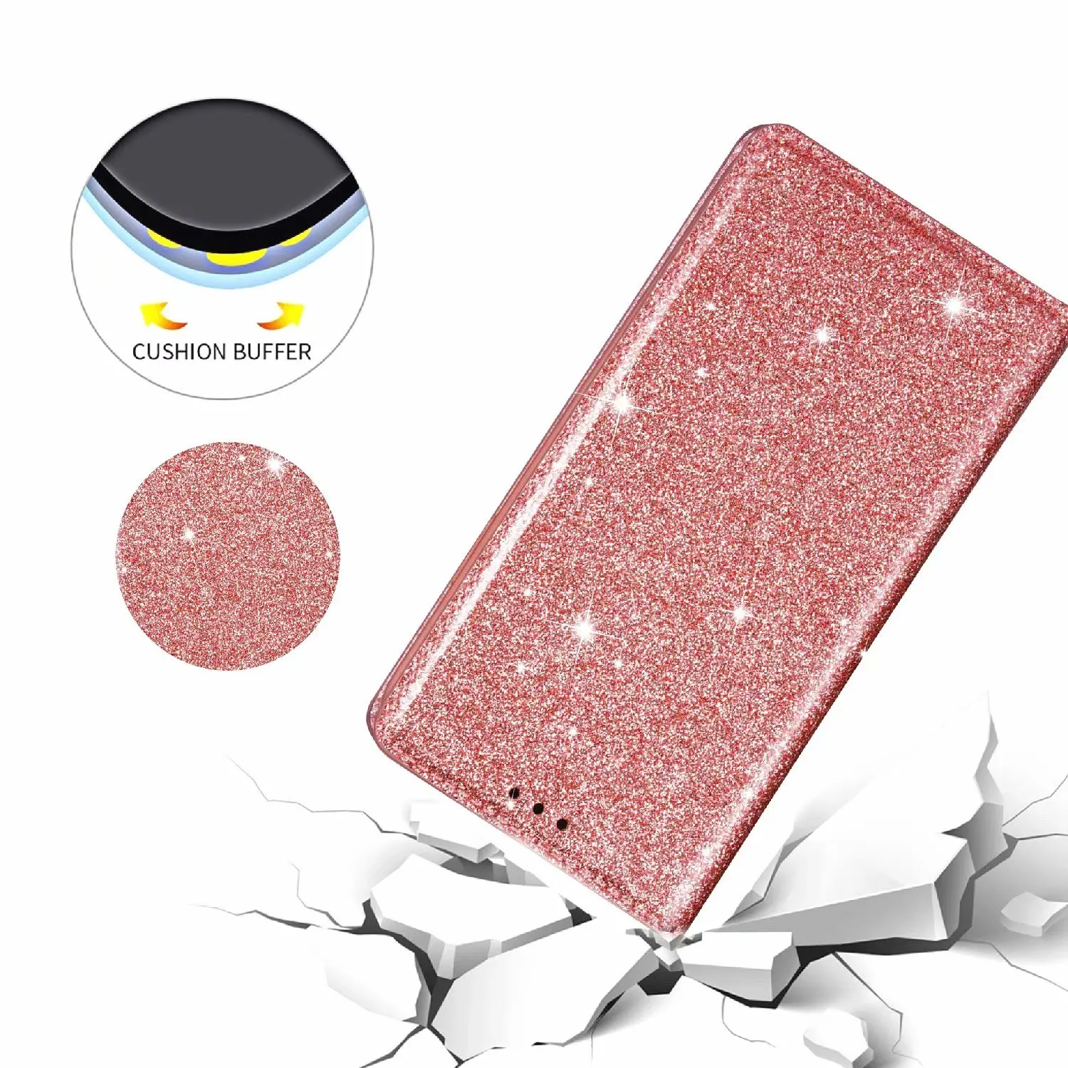 Glitter Bling Case for Xiaomi Redmi Note 10 Pro 8T 9 9A 9C POCO F3 X3 NFC Mi 11 Pro Ultra Shiny Flip Wallet Funda Protect Cover