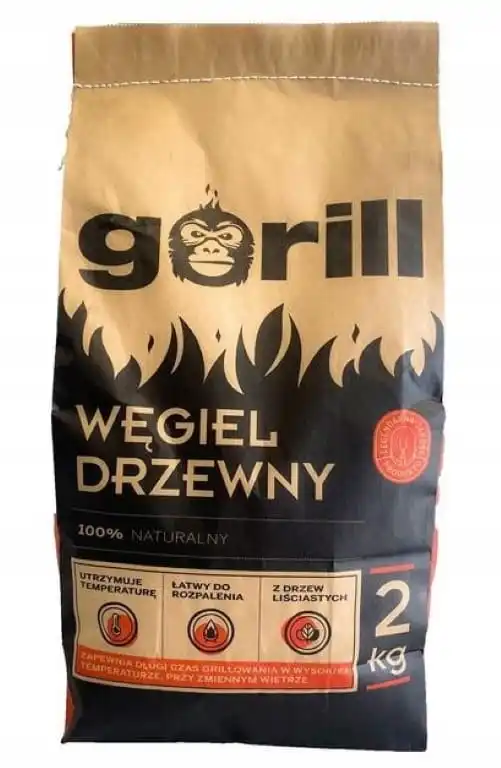 Gorill Barbeque Houtskool Makkelijk aan te steken 2kg