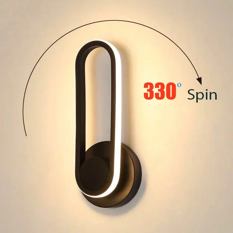 

Лампа для спальни, прикроватный светильник, настенный небольшой ночник, светодиодный после современного минимализма, гостиной, коридора, светильник для прохода, балкона