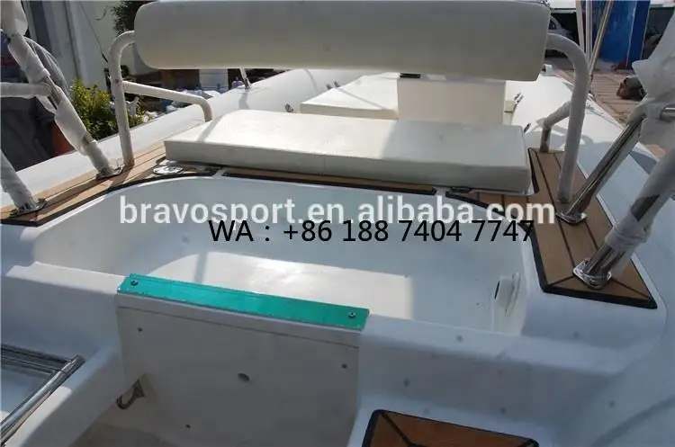 China 480 4.8m Hypalon Rigid Sport Speed Inflatable Fiberglass Rib Boat