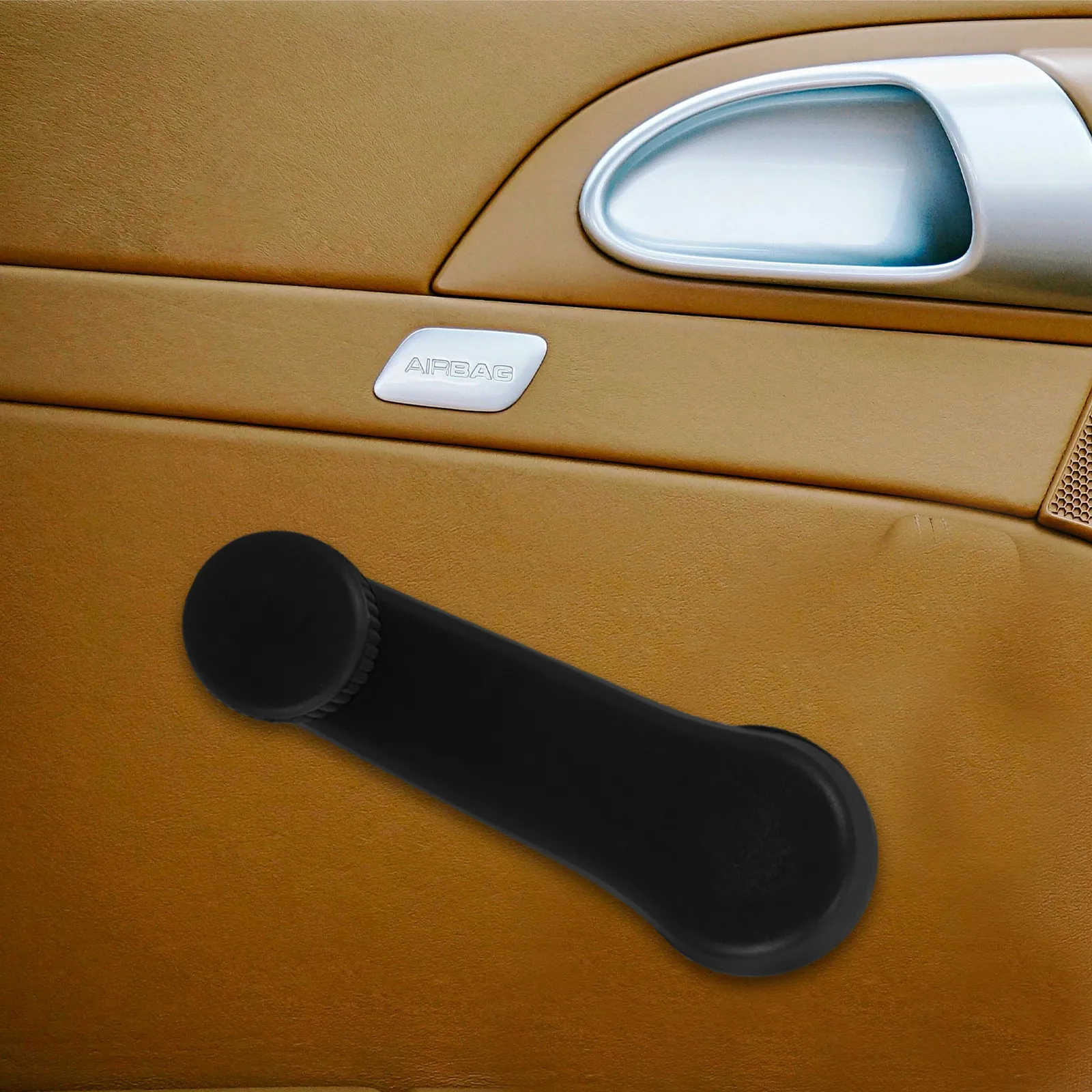 

1Pair Auto Window Handle Stylish Smooth Surface Comfort Grip Direct Replacement Wide Compatibility Car Window Crank Handle