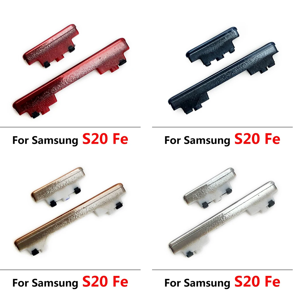 New For Samsung  S20 / S20 Plus / S20 Ultra / S20 Fe Power Volume Side Button Key External Plastic Button