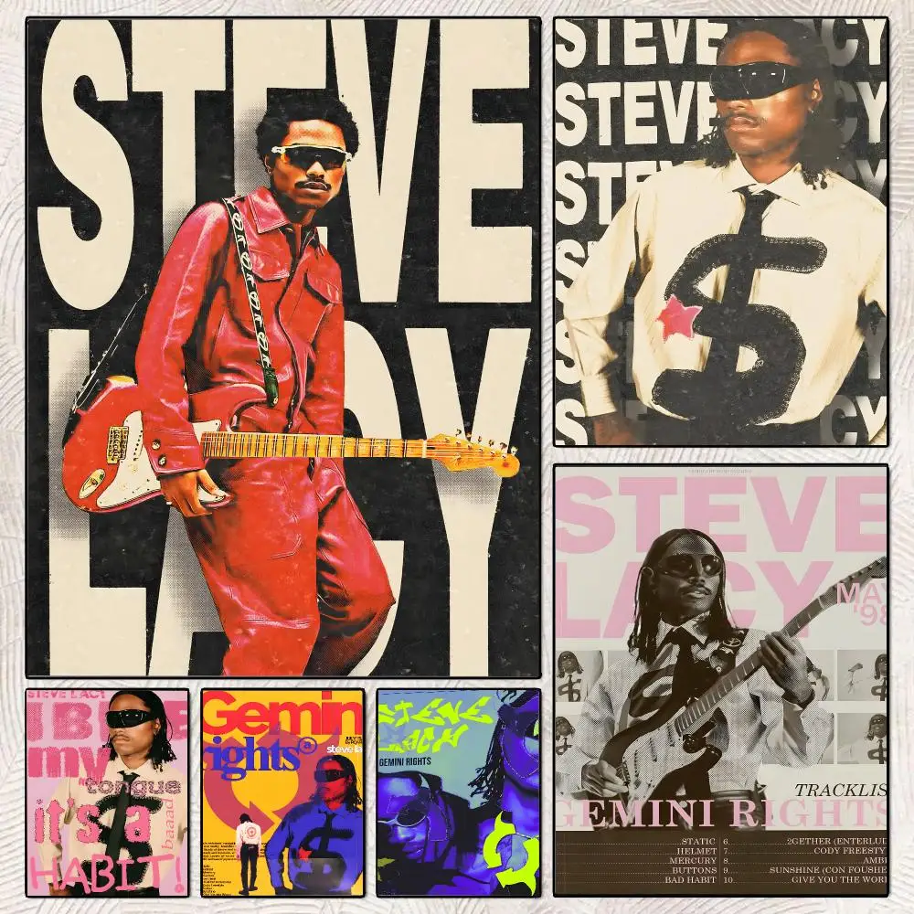 S-Steve L-Lacy Singer Poster Decorative Wall Art Stickers Mural For Home Living Room Hallway Decor Gift