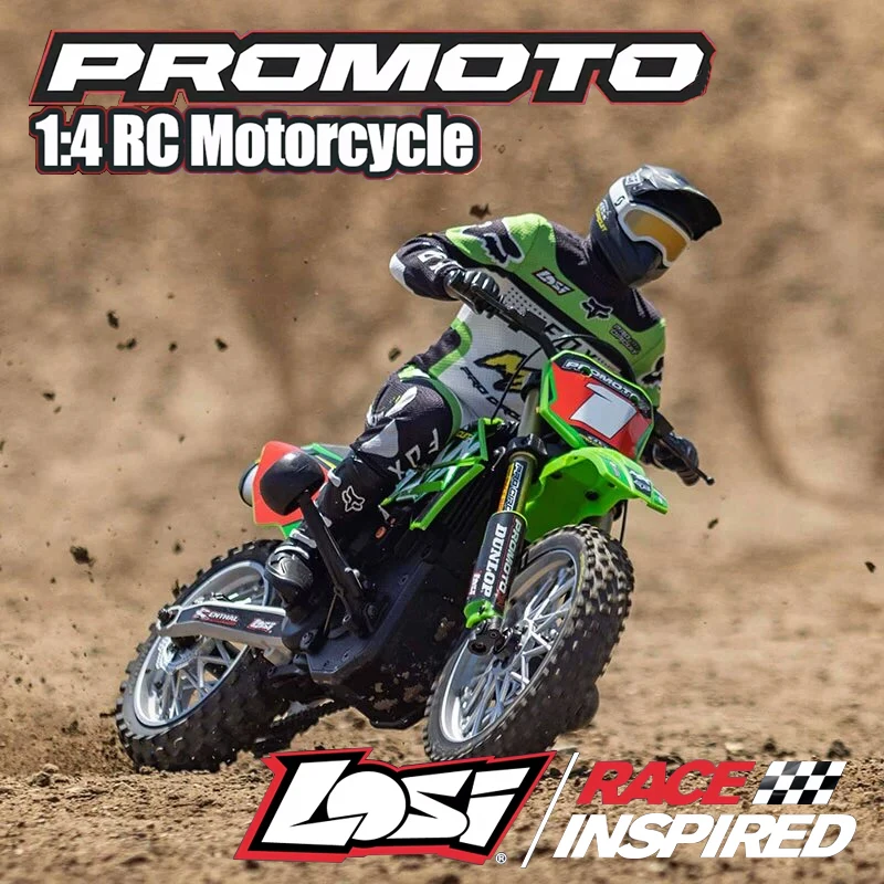 Losi 1/4 Promoto-MX borstelloze afstandsbediening simulatie motorfiets off-road racemodel RC volwassen kinderspeelgoed