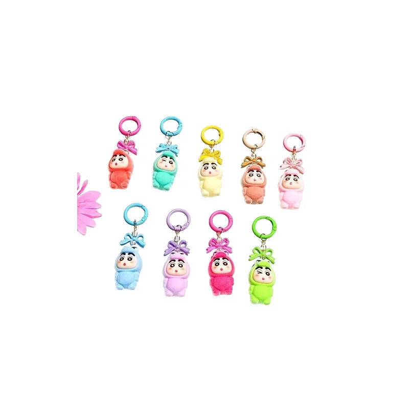 1 pz nuova bambola animale coppia carina borsa portachiavi per cellulare accessori appesi