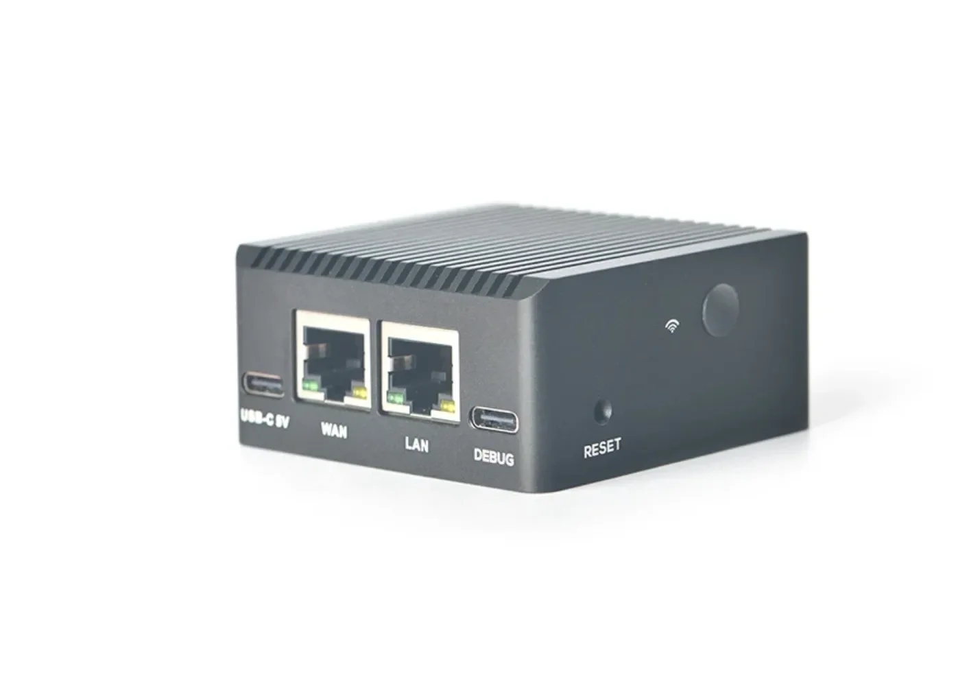 NanoPi R2S Plus Mini Placa de desarrollo RK3328, puertos Ethernet de doble Gigabit, 32GBeMMC, compatible con M.2WiF