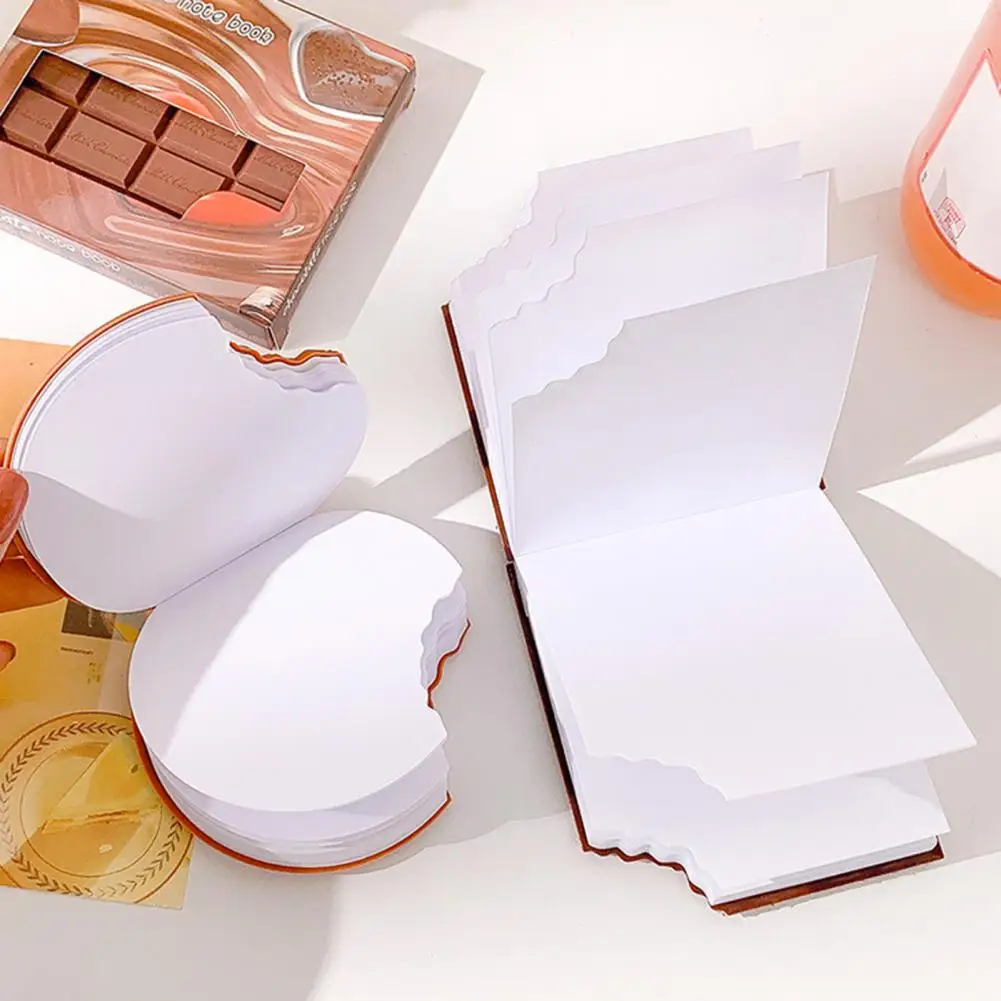 Memo Pad Chocolade Patroon Compact Formaat Papier Student Gebruik Mini Notepad Schoolbenodigdheden