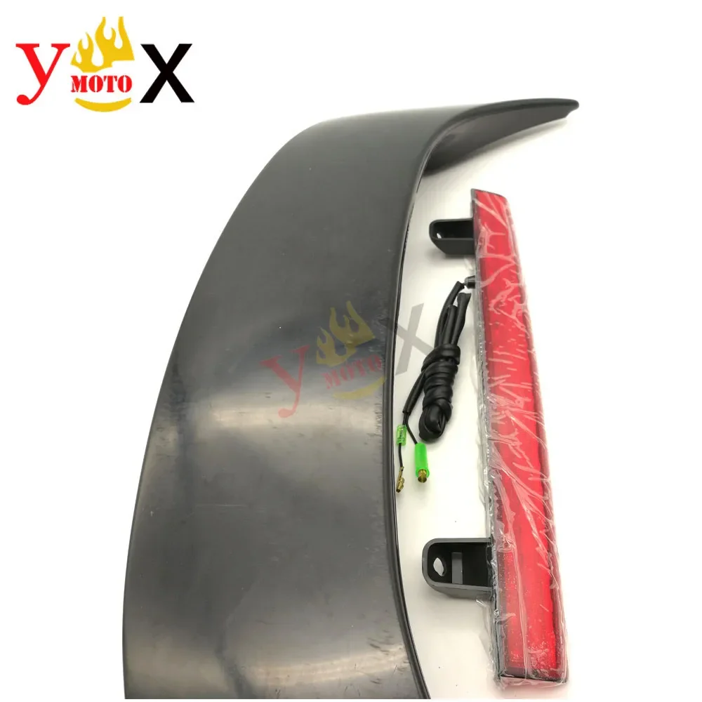 For Honda Goldwing 1800 GL1800 2001-2012 Motorcycle Rear Tail Light Brake Lamp Stop Indicator Trunk Spoiler with LED Red Lens