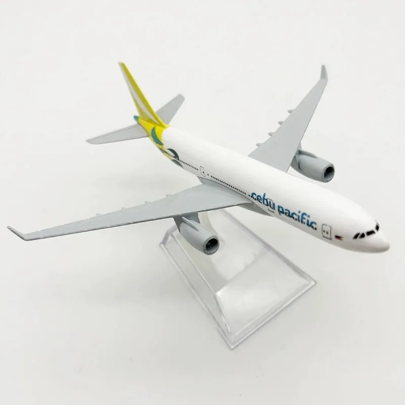16cm Philippine Western A320 Airplane Models Alloy Aircraft Diecast 1/400 Scale Airplanes With Stand Aviation Display Souvenir