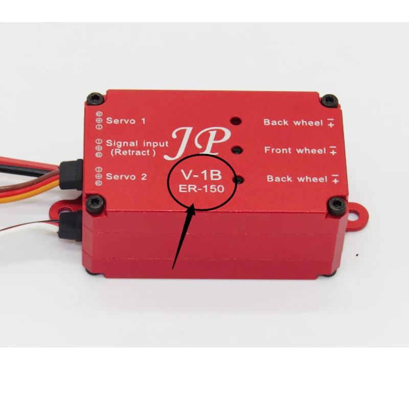 Train d'atterrissage électrique rétractable en métal RC, contrôleur deux-en-un pour avion à voilure fixe