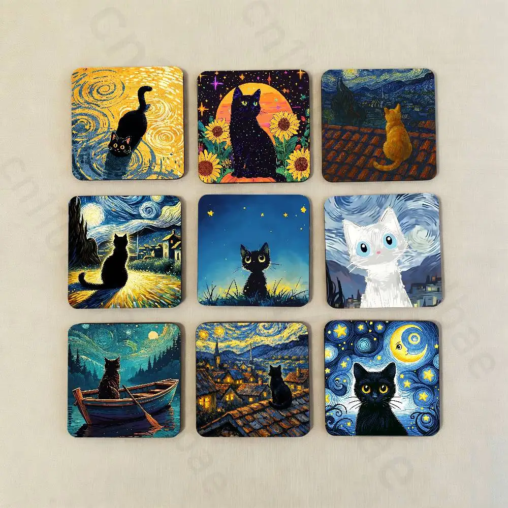 

cat Fridge Magnets Magnetic Refrigerator Memorial Gifts For Kitchen Office Locker Travel Home Deco