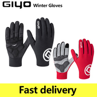 GIYO Winter Gloves Riding Long Finger Autumn For Road MTB Bike Touch Screen Thickened Riding Motorcycle Electric Vehicle Gloves