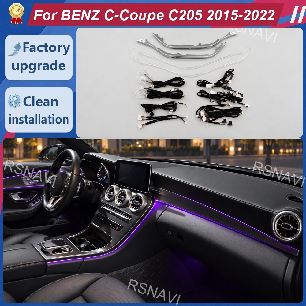 64-color-basic-ambient-light-kit-for-mercedes-benz-c-class-coupe-2015-2021-models-car-interior-accent-lighting-trim-accessories