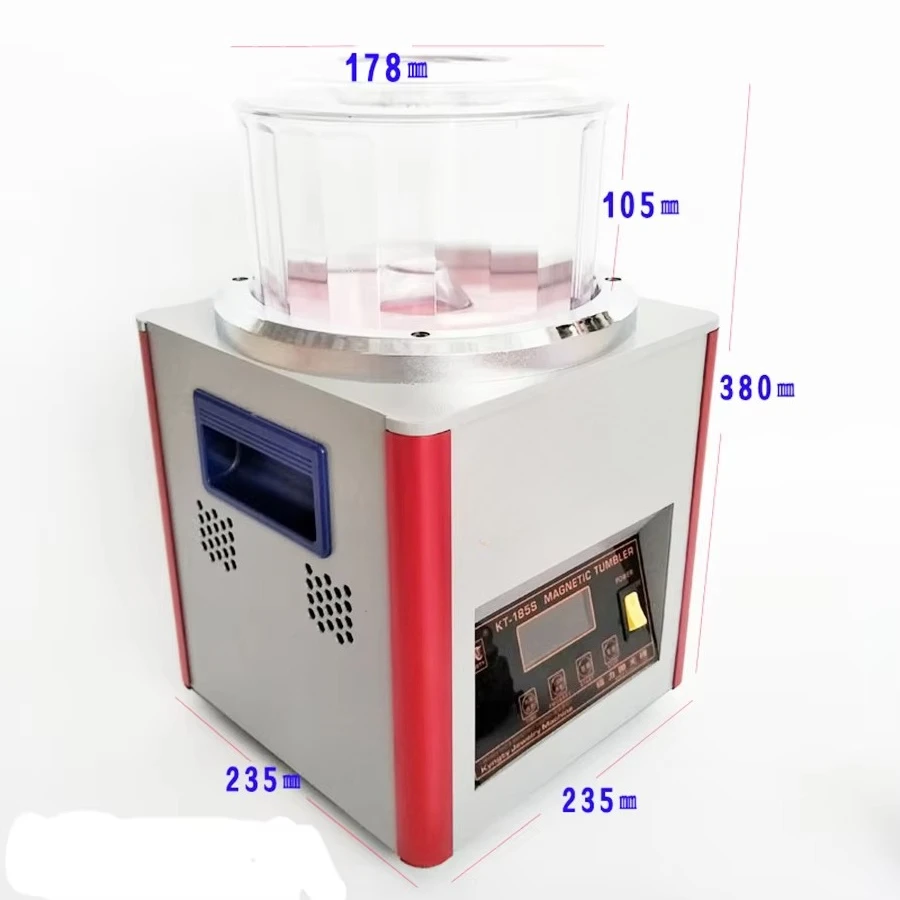 Jewelry Tools Gemstone Polishing Machine Magnetic Drum Tumbler