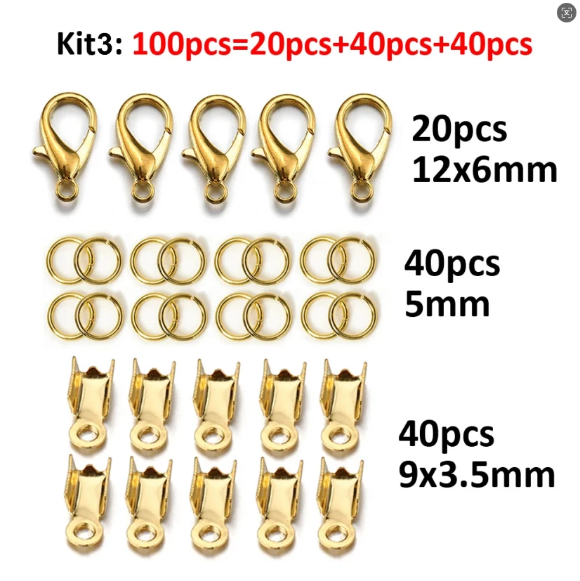 100pcs Jewelry Making Kit Components for DIY