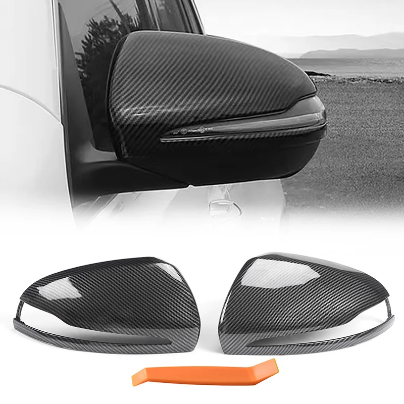 Rhyming Rearview Mirror Cap Side Mirror Cover LHD Fit For Mercedes Benz C GLC S E Class W205 X253 W222 W213 W238 Car Accessories