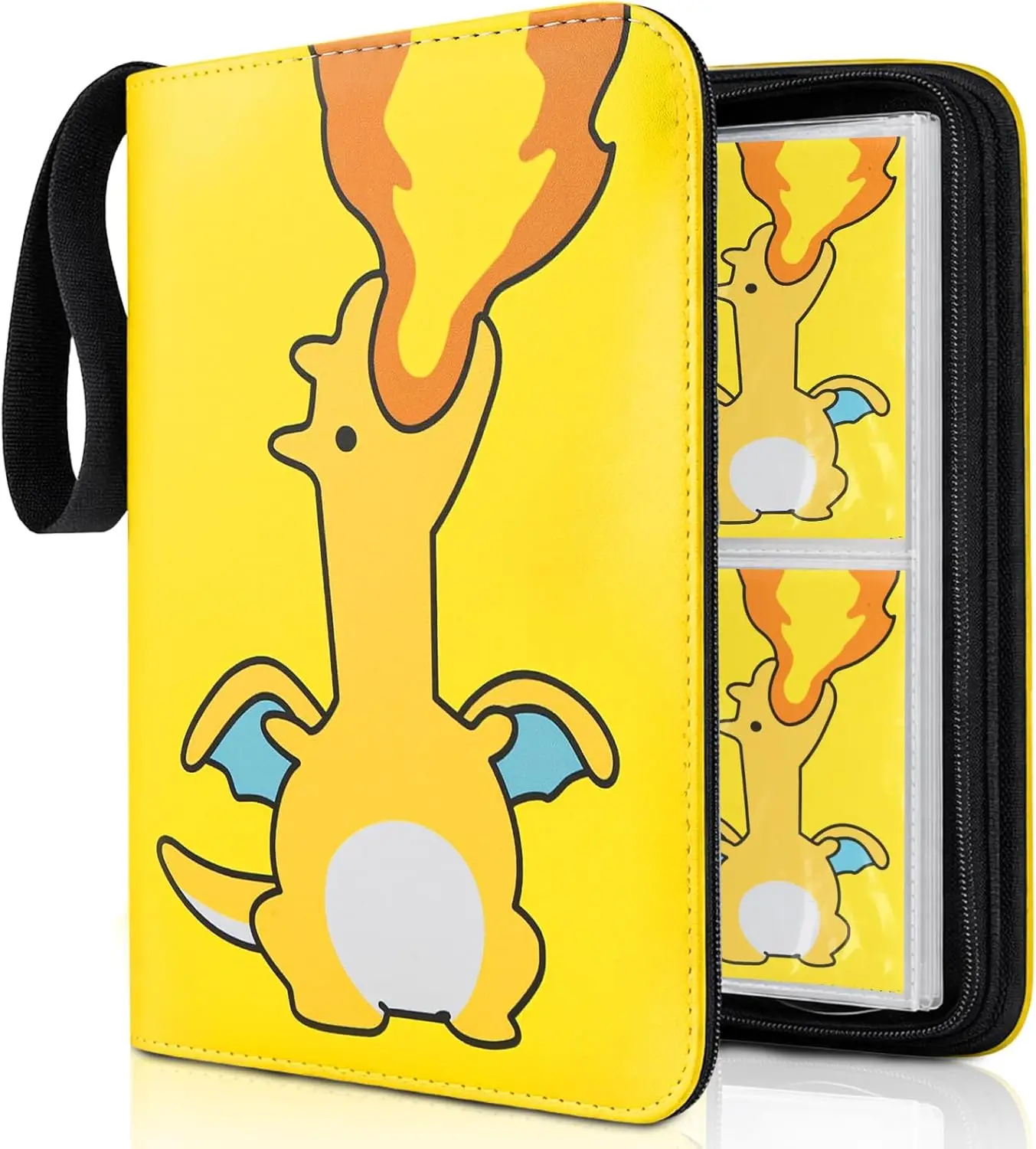 

400 Pockets Trading Card Binder with 50 Removable Sleeves for Game Cards Collection