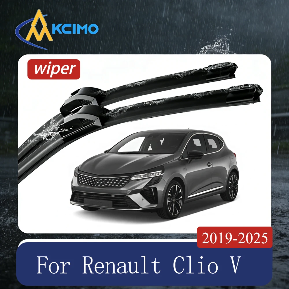 

Front Wiper Blade Pair Direct Fit For Renault Clio V BJA 2019-2025 Driver & Passenger Side Windshield Wiper Blade Set