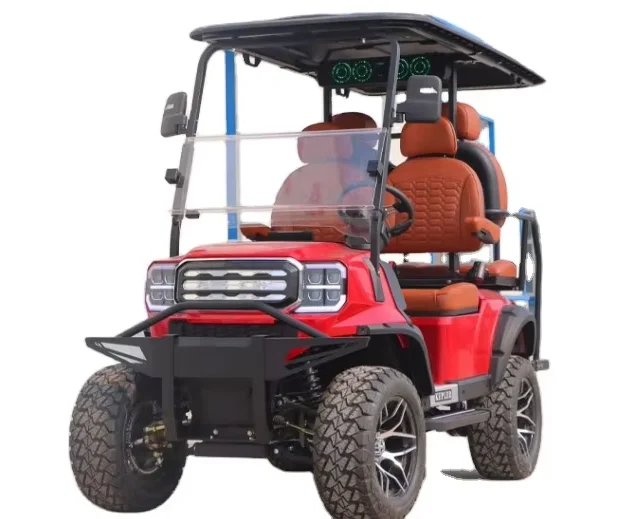 TongCai Street Legal 4 Wheel Electric Lithium Battery Golf Car Sightseeing Electric Golf Cart