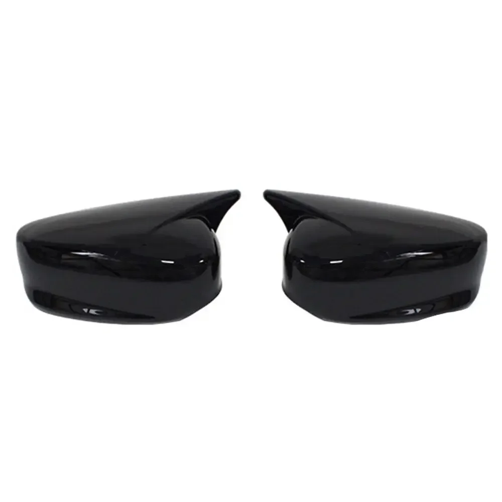 For US Honda Accord 2008 2009 2010 2011 2012 2013 Car Sticker Rearview Side Mirror Cover Wing Cap Exterior Door Case Trim Black