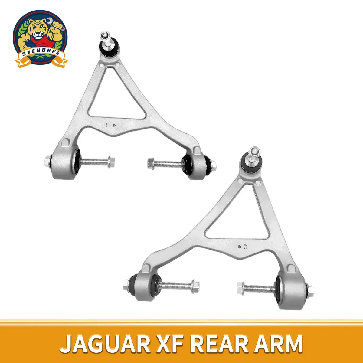 Svenubee 2Pcs Rear Upper Control Arms with Ball Joint Set for Jaguar XKR S-Type XF 2000 2001 2002 2003 2004 2005 2006 - 2016