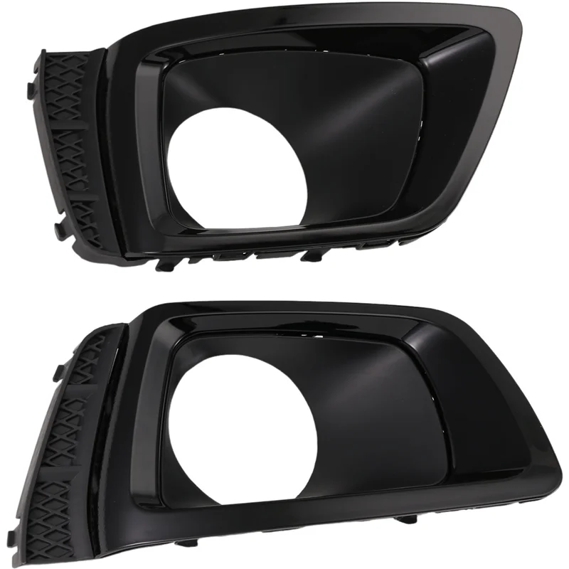 

AU28-Car Fog Lamp Cover Grill Bezel Frame Trim Lamp Cover LED Headlight Fog Light For Subaru Forester XT 2014-2016