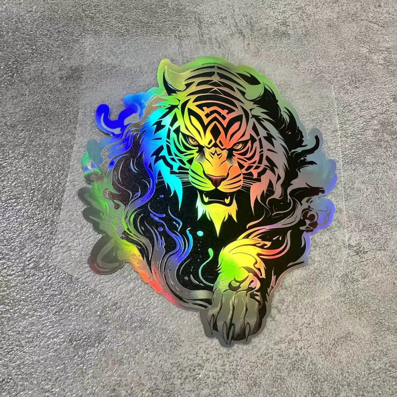 1Pc Fierce Tiger Pattern Scratch-Resistant Waterproof Vinyl Sticker for Car Motorcycle Decor