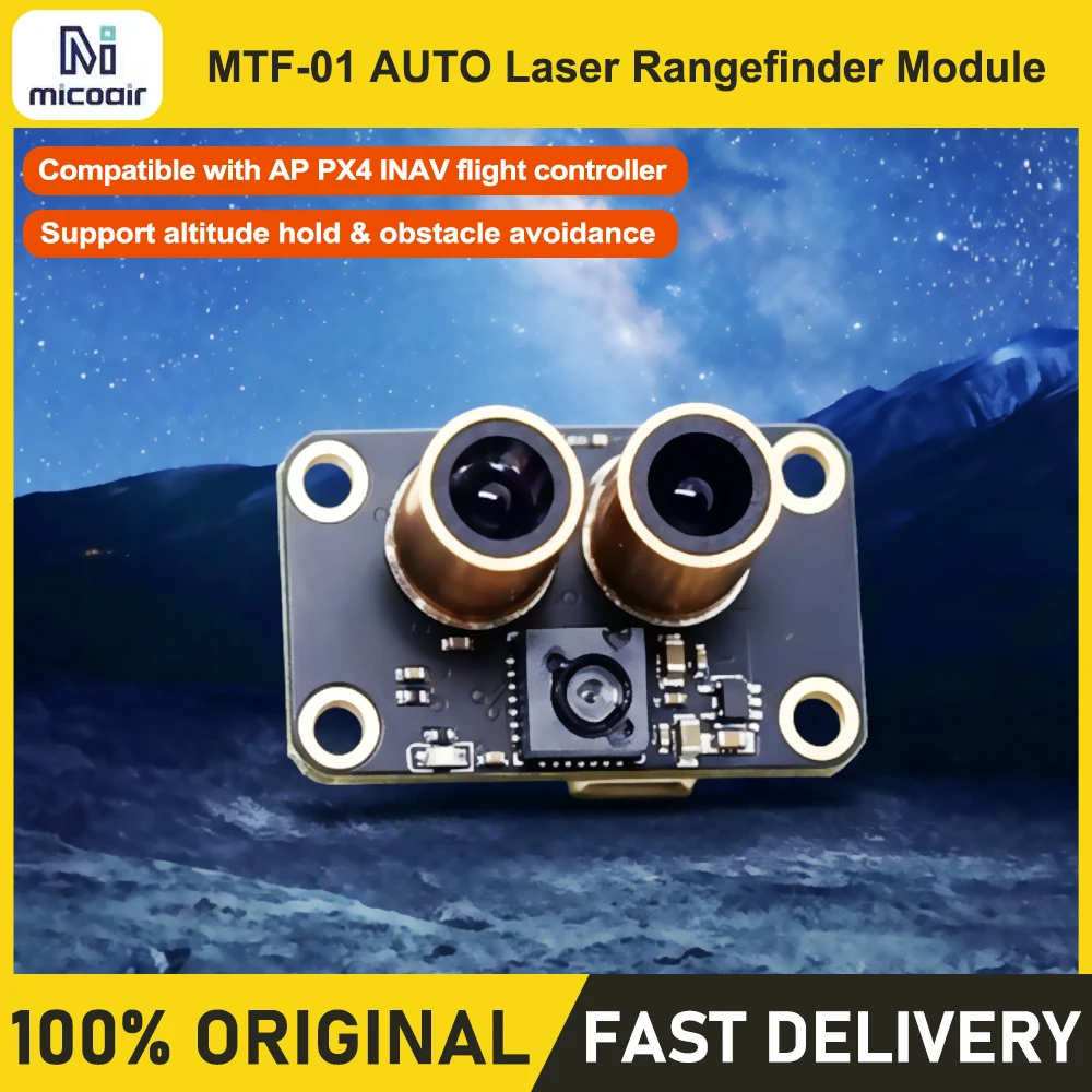 MicoAir MTF-01 AUTO Laser Rangefinder Sensor Module for Drone Altitude Hold 12m Range PX4 INAV Avoidance Module