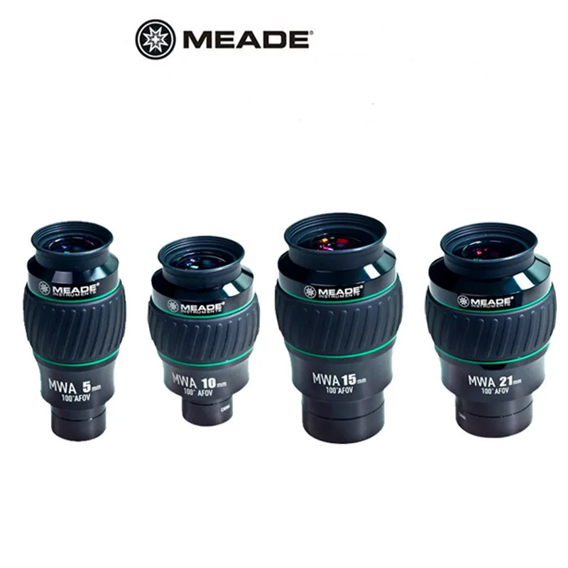 Mead-Ultra-Wide-Angle MWA Eyepieces, 100 Degrees, 1.25 