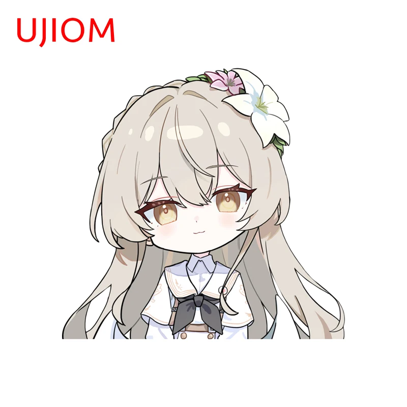 UJIOM Anime Kawaii Girl Wall Sticker Artistic Enchanting Occlusion Scratch Graphics Decal Suitable For Computer Case Home Decor