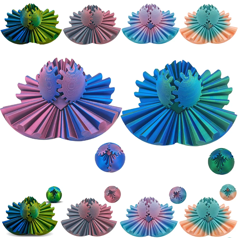 

3D Printed Gear Ball Educational Toys Decompression Relaxation Desktop Decorative Can Be Rotating Assembled And Reorganized