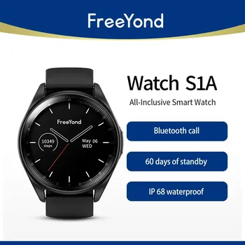 FreeYond Watch S1A Smartwatch Bluetooth Call Blood Oxygen Built-in 24H Heart Rate 120+ Sports Modes Support Android IOS System