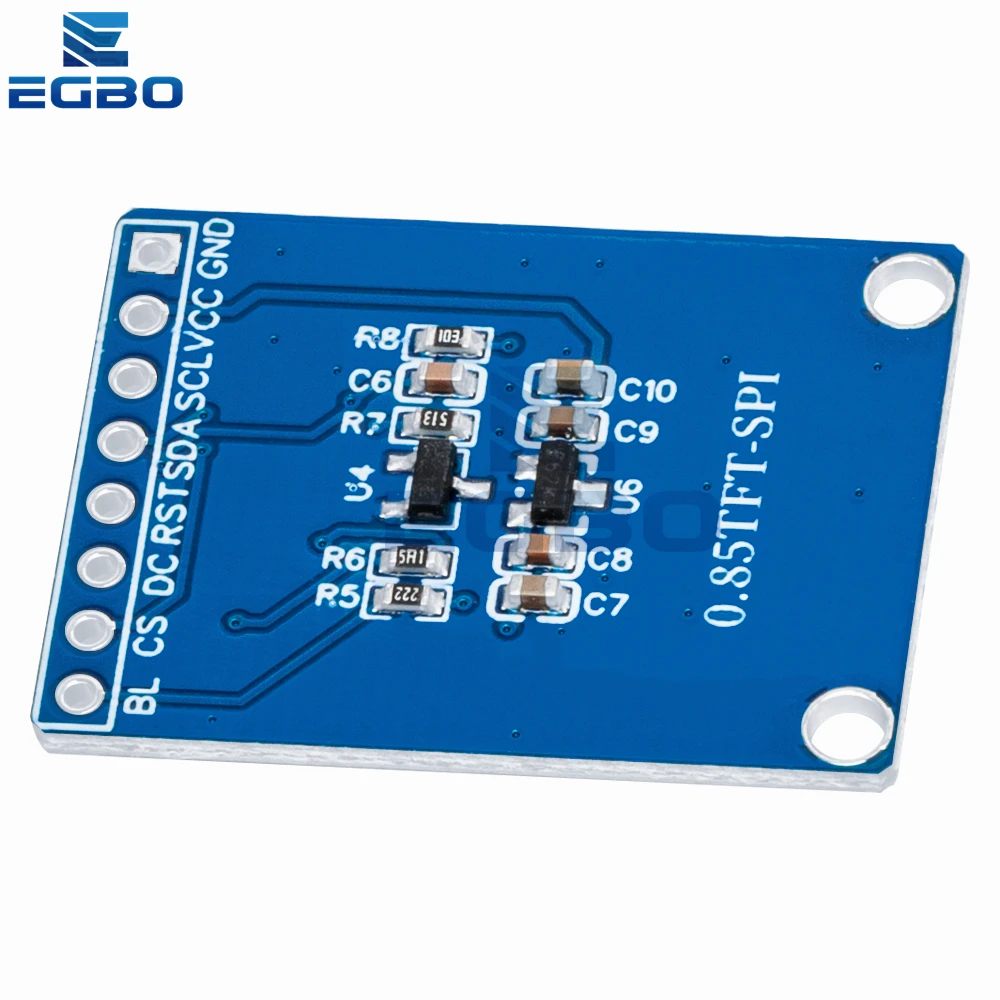 Módulo de pantalla LCD TFT HD IPS de 0,85 pulgadas pantalla SPI de 128x128 para Arduino, controlador GC9107, interfaz SPI de alto brillo