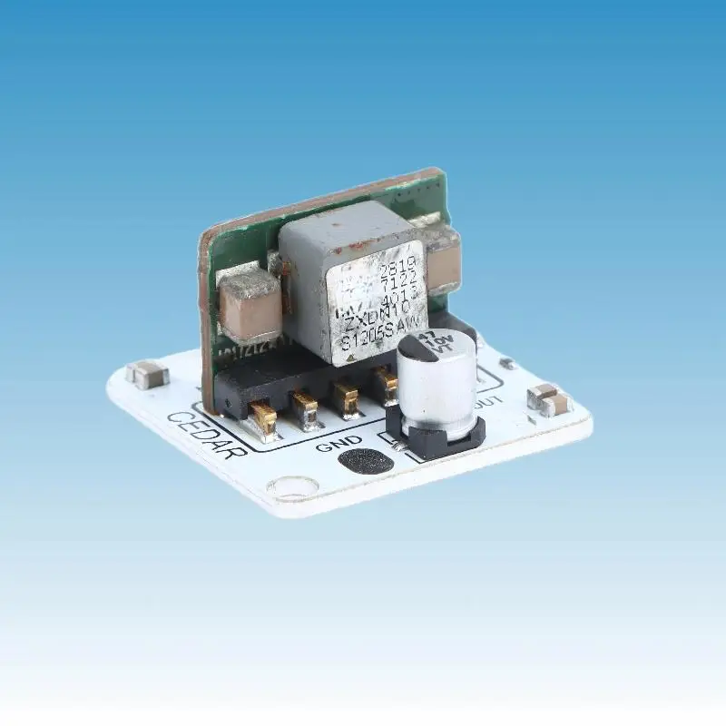 Portable Mini 10A DC-DC Step Down Module 9-16V to 5V Voltage Converter for Outdoor DIY Electronic Testing Projects